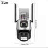 UK 8MP WIFI IP Camera Outdoor - 4K PTZ CCTV Smart Home Security IR Night Vision