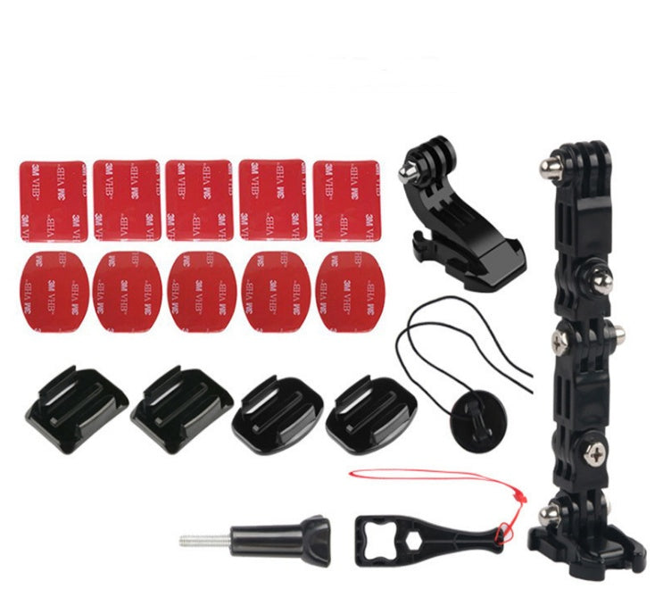 For GoPro hero6/5/4 motorcycle helmet chin fixed bracket small ant 4k sports camera accessories