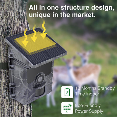 Outdoor Waterproof Infrared Animal Camera 4K HD Sensor