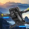 TheK13 Smart Camera Drone With 2 Batteries Features Real-time Image Transmission From A Single Camera. It Has One-click Touch And Landing Functions. This Is A Foldable Remote-controlled Drone Toy, Ma