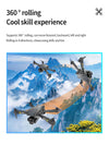 TheK13 Smart Camera Drone With 2 Batteries Features Real-time Image Transmission From A Single Camera. It Has One-click Touch And Landing Functions. This Is A Foldable Remote-controlled Drone Toy, Ma
