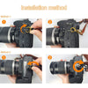 Camera Strap, Camera Straps For Photographers-Leather Dual Camera Strap For Two DSLR&SLR Cameras