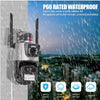 UK 8MP WIFI IP Camera Outdoor - 4K PTZ CCTV Smart Home Security IR Night Vision