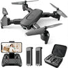 DE 4DRC V12 Drohne HD 4K-Weitwinkel-Dual-Kamera Tragbarer Faltbarer RC-Quadcopter,